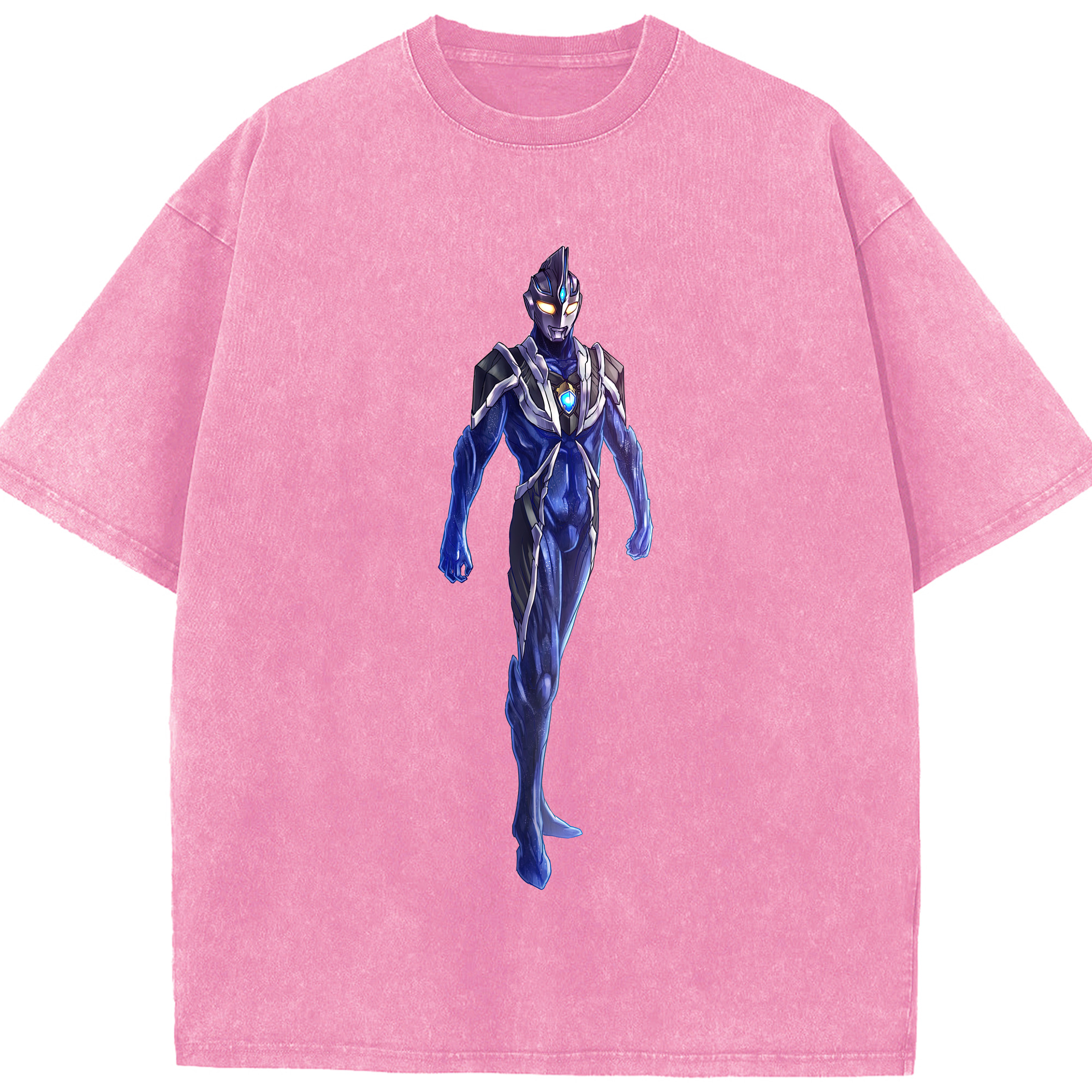 （画像用） ウルトラマン Ultraman 綿100% ヴィンテージ風 半袖Tシャツ（フロントプリント）
